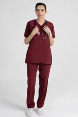 Velora Burgundy - Women enamels-online