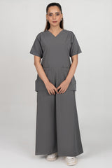 Velora Long Skirt - Grey enamels-online