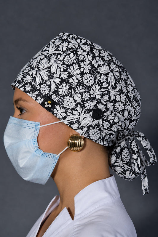 Classic Bloom | BunFit™ Surgical Cap enamels-online