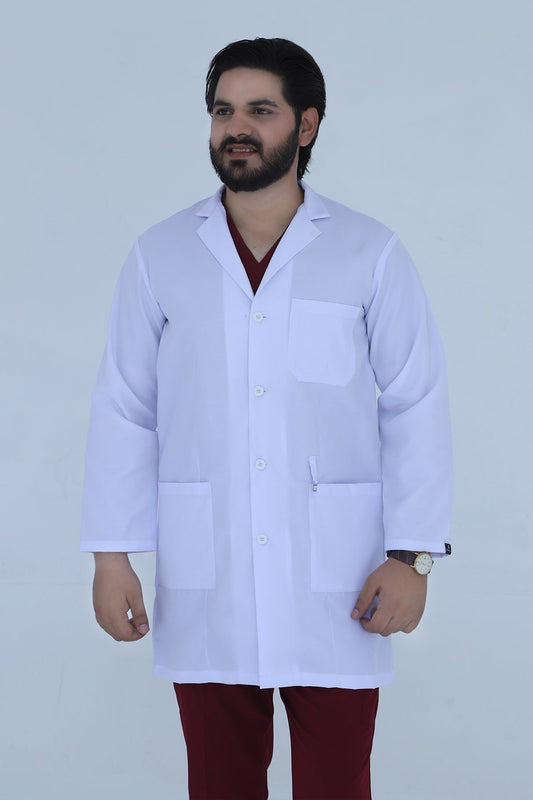 Lab Coat Suiting Fabric - Men