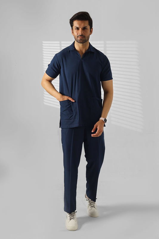Sprinter Navy Collar - Men