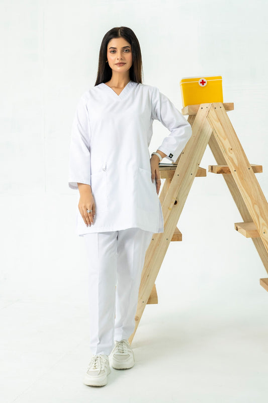 Basic White Poly viscose-Women enamels-online