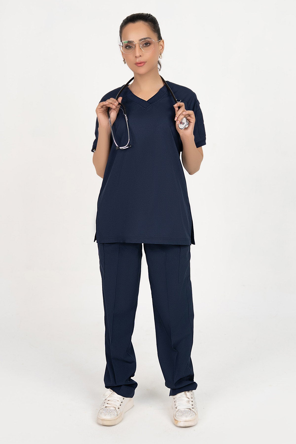 Velora Navy - Women enamels-online