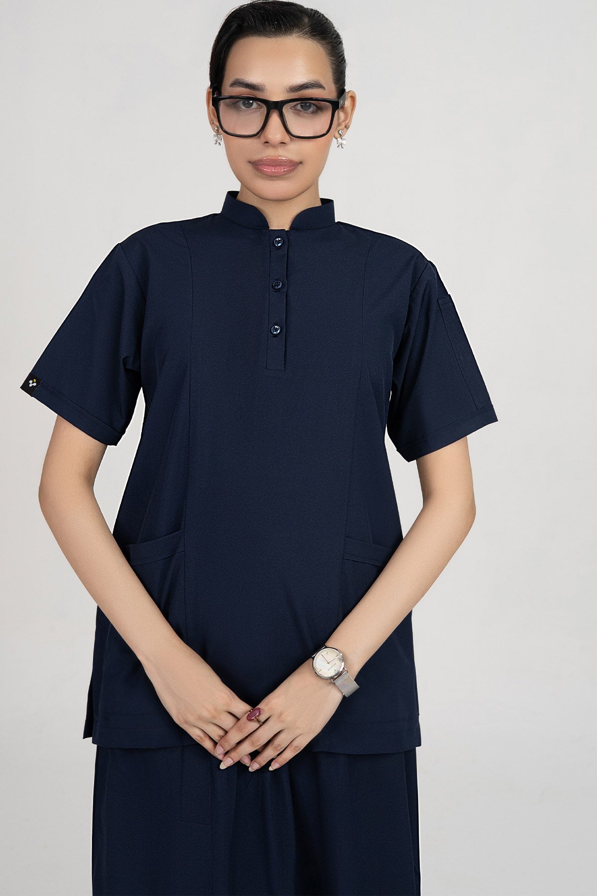 Velora Long Skirt - Navy enamels-online