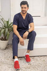 Sprinter Navy-Men-Designer Men Scrubs