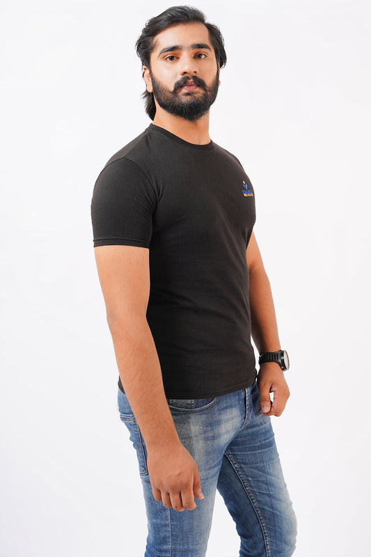 Black Tees- Half- Unisex enamels-online