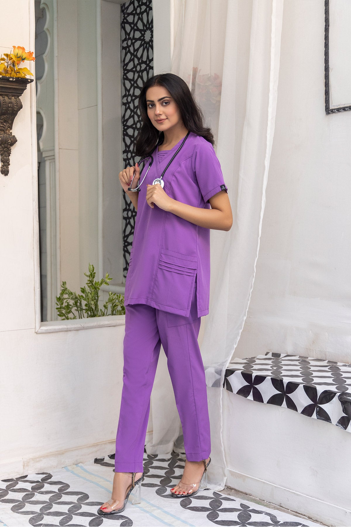 Sprinter Lavander Women-Best Medical Scrubs in Pakistan-3