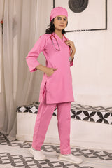 pink rosa-medical scrubs in Pakistan-1