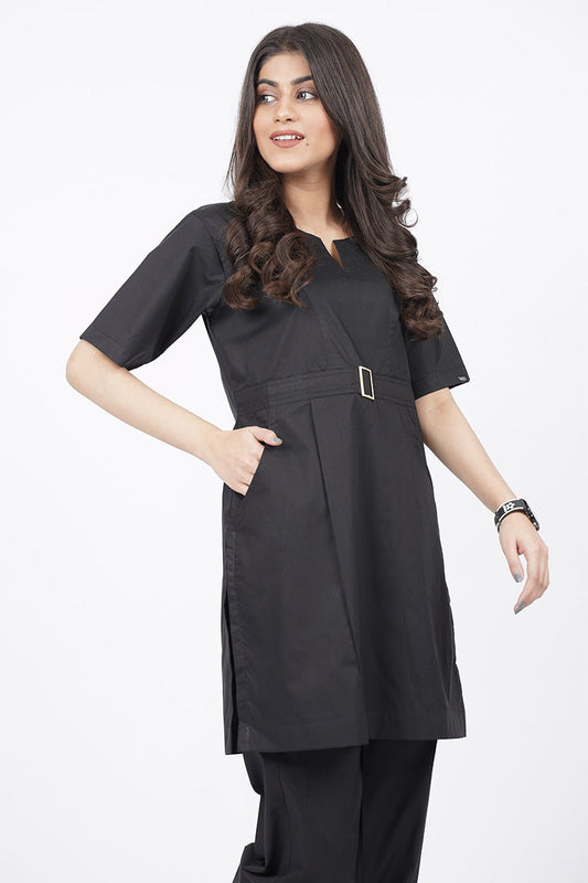 BLACK PEPLUM - SUITING enamels-online