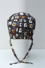 Night Sky Medical Cap-Best Scrub Caps for Short Hair-1