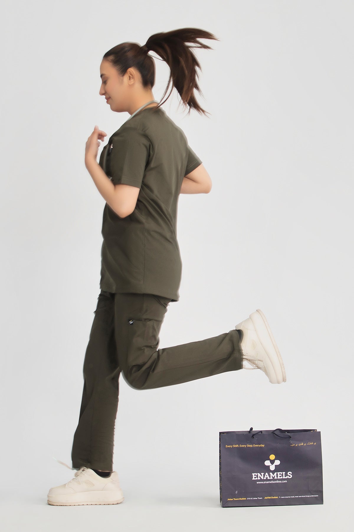 FlexFit - Olive Green Women enamels-online