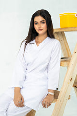 Basic White Poly viscose-Women