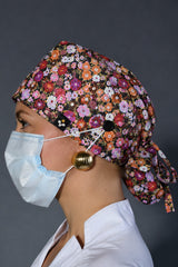 Floral | BunFit™ Surgical Cap enamels-online
