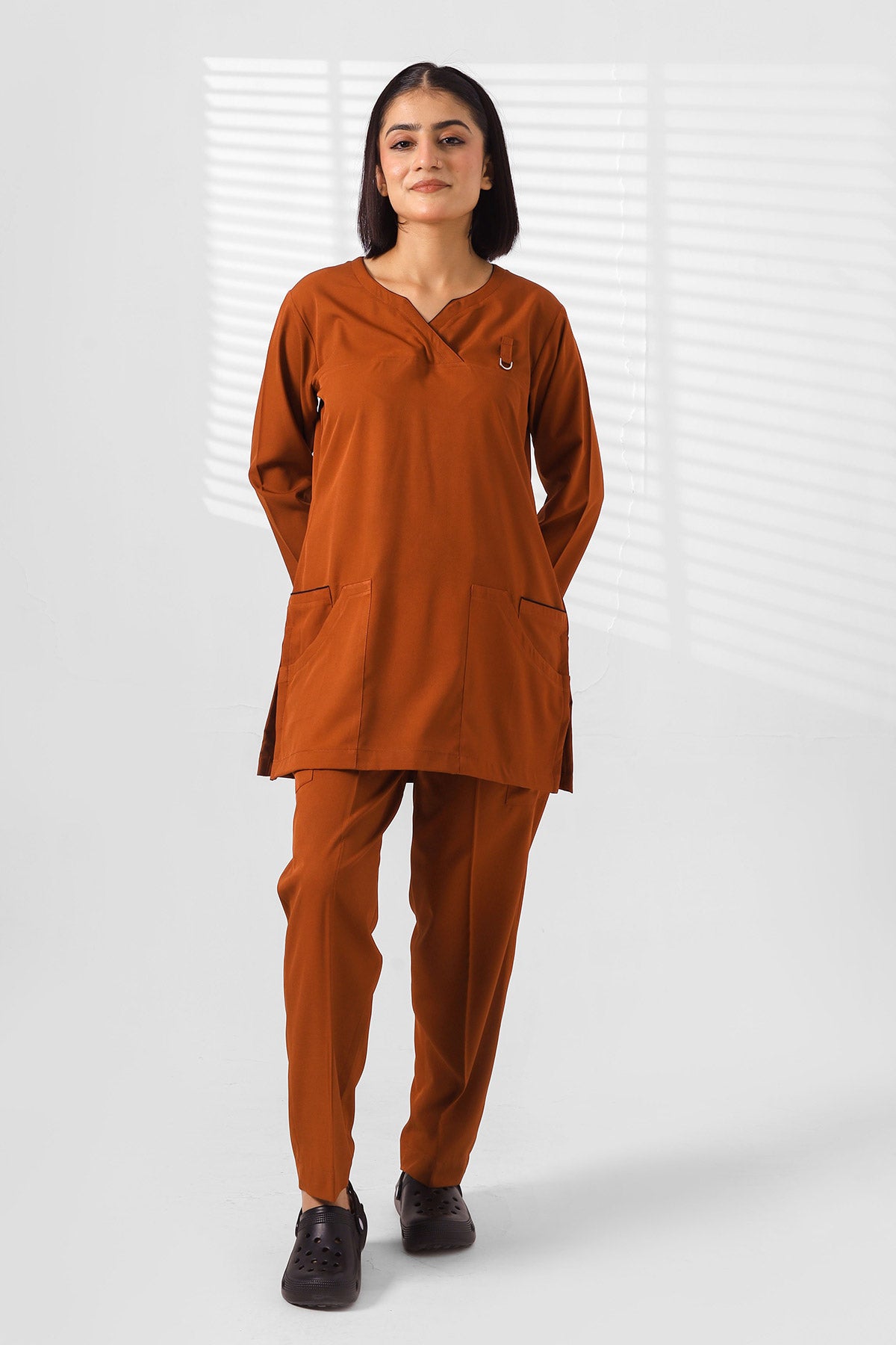 Sprinter Rust women's medical scrubs by Enamels