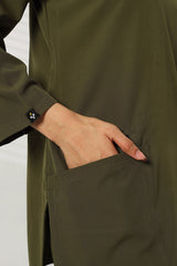 Sprinter Olive Green Mandarin - Women