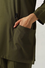 Sprinter Olive Green Mandarin - Women