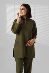 Sprinter Olive Green Mandarin - Women
