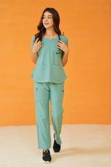 Velora Bell Bottom - Sea Green - Women enamels-online