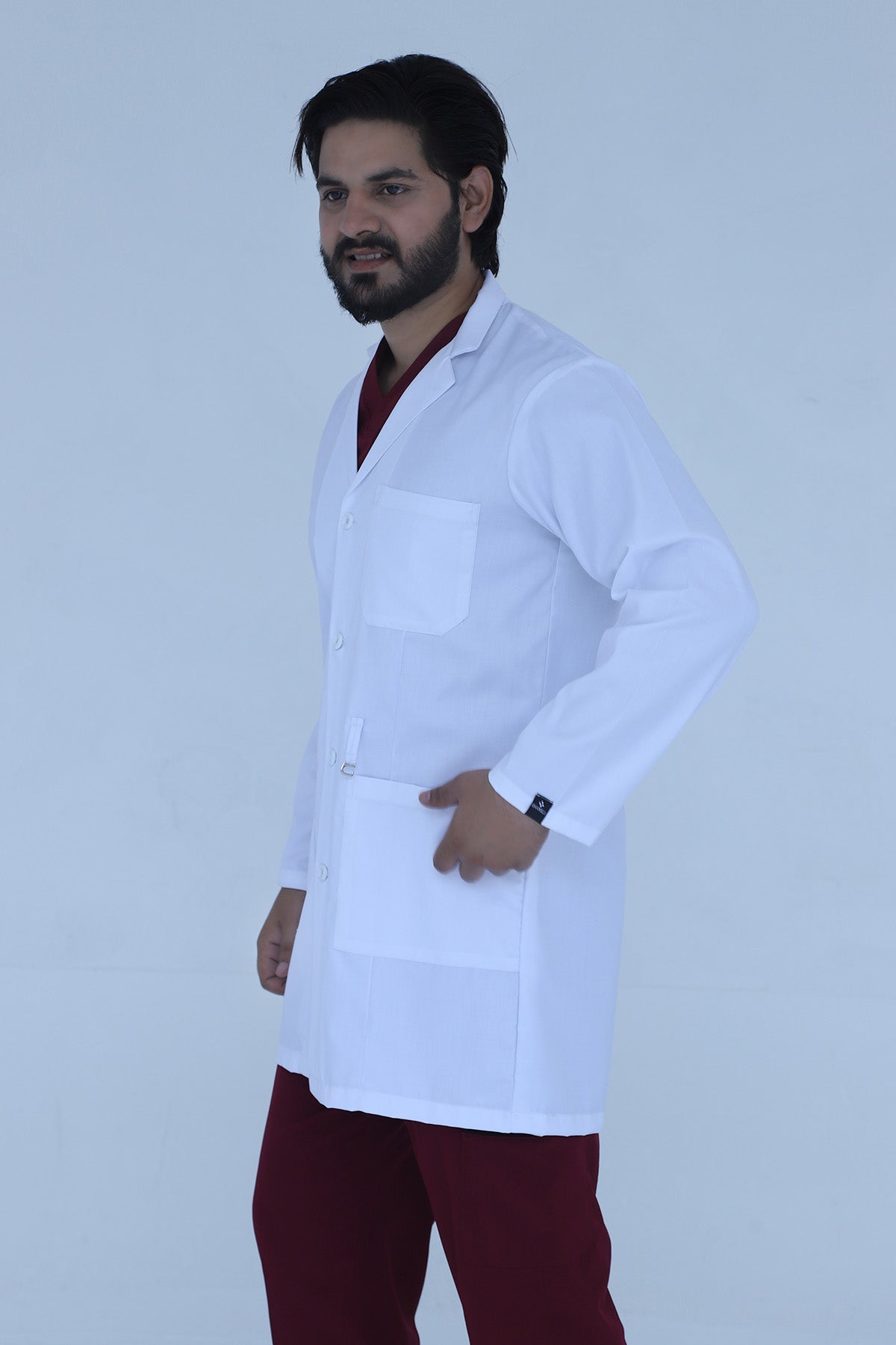 Lab Coat Wrinkle - Free Men