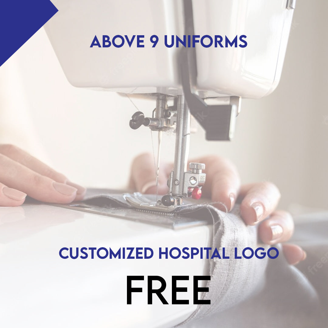 Logo Embroidery (Above 9 Uniform)-embroidered scrubs online
