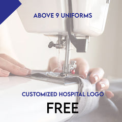 Logo Embroidery (Above 9 Uniform)-embroidered scrubs online