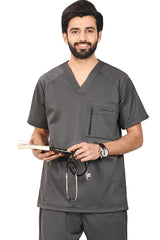 Trender Grey-Winter Men-Designer Men Scrubs