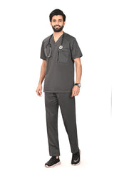 Trender Grey-Winter Men-Designer Men Scrubs